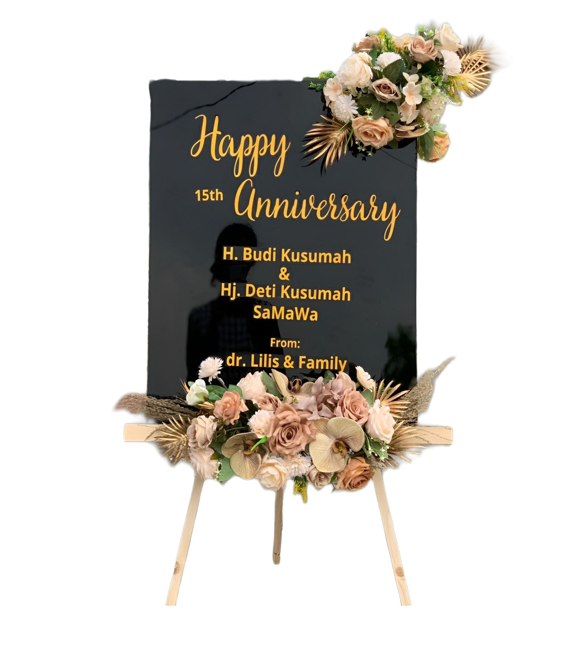 Papan Bunga Akrilik Sail