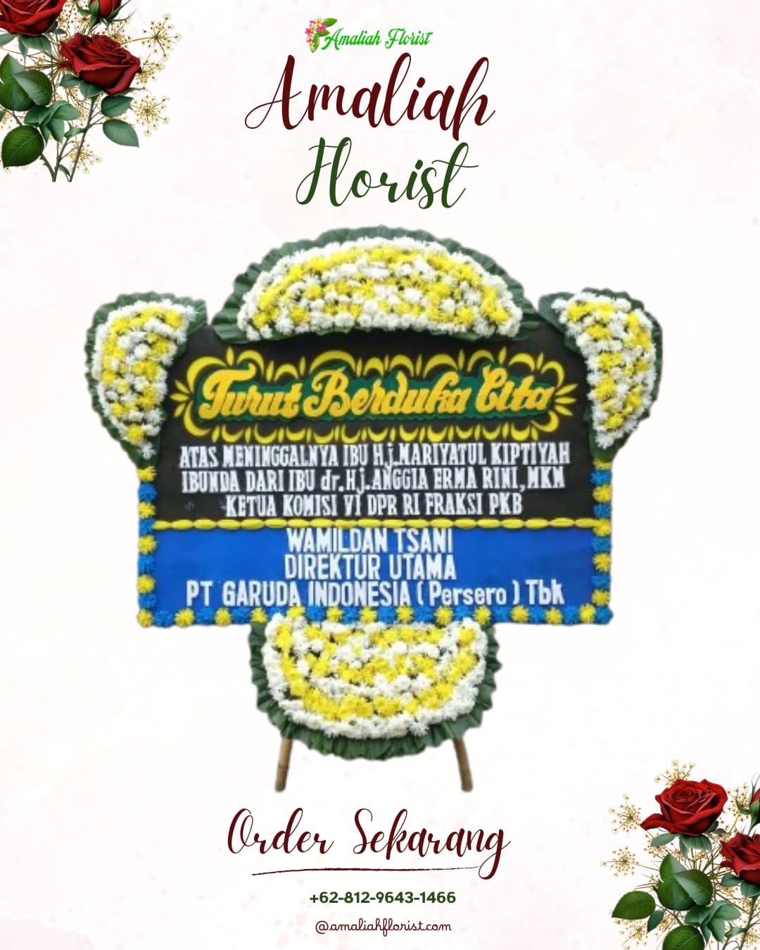 Papan Bunga Duka Sail